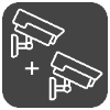 This module helps combine output from two video sources into one in Xeoma video surveillance software
